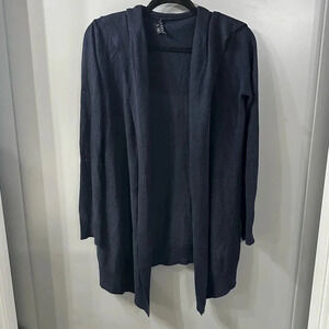 Theory Linen Blend Cardigan Winxie Sag Harbor Cardigan  in Navy Blue Size XS